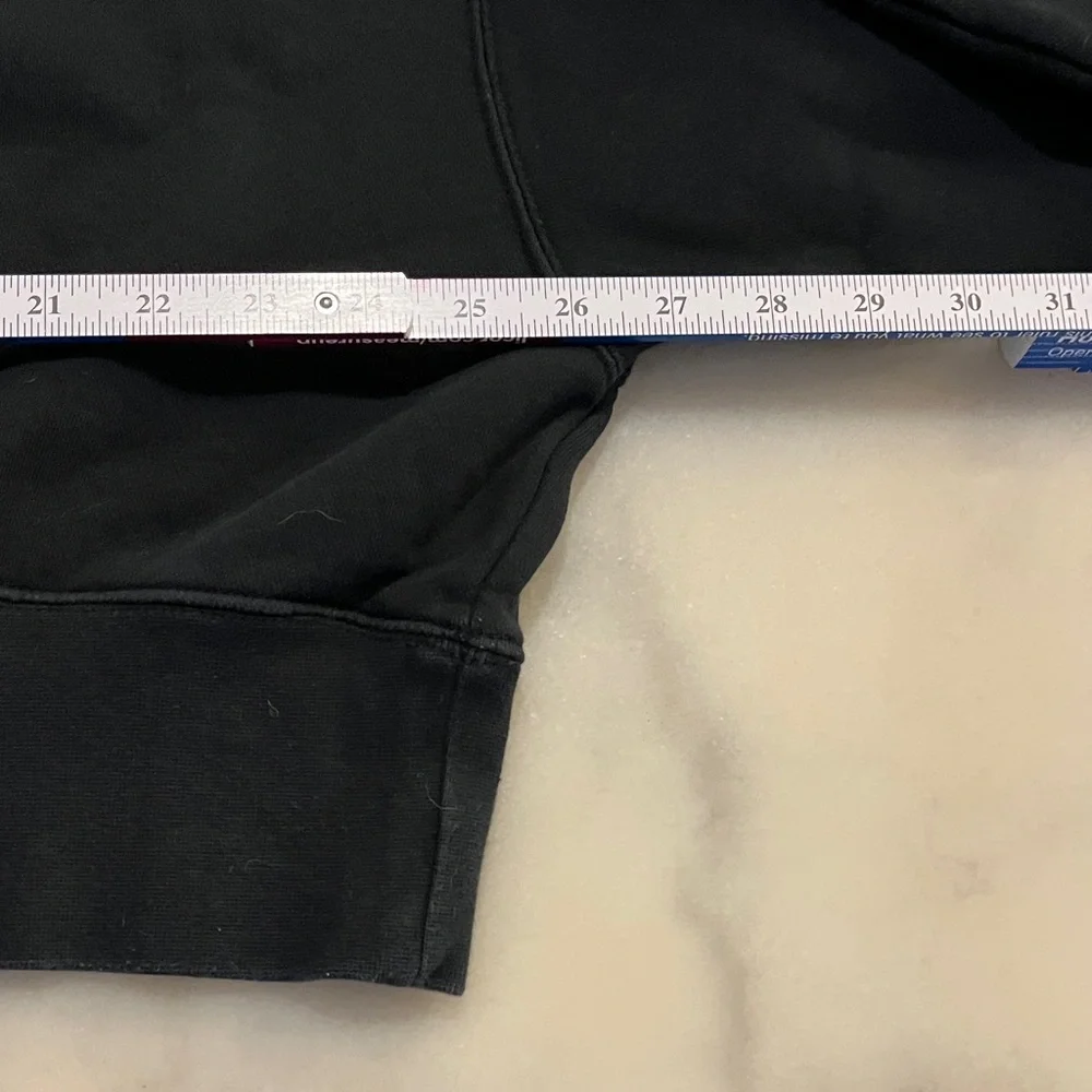 Nike Black Pullover Cropped Oversized with White Logo - Picture 9 of 9